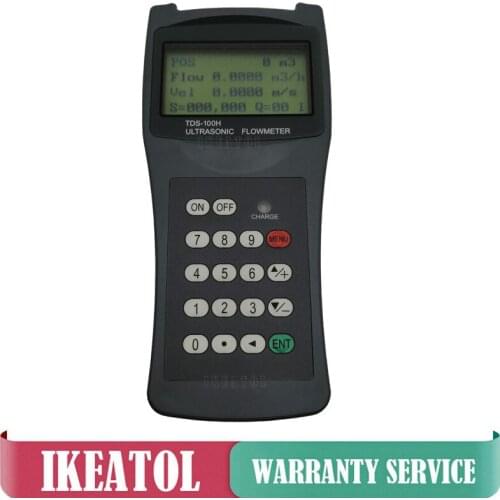 Handheld TDS-100H Liquid Ultrasonic Flow Meter L2 Transducer (DN15-6000mm) Professional flowmeter