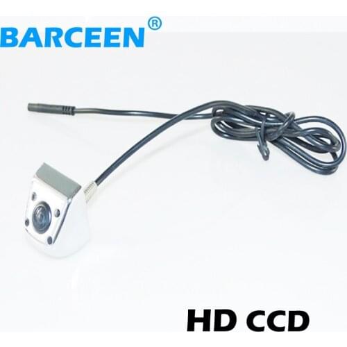 Silvery glass lens material plastic shell material car IR car rear reversing camera for different cars free shipping