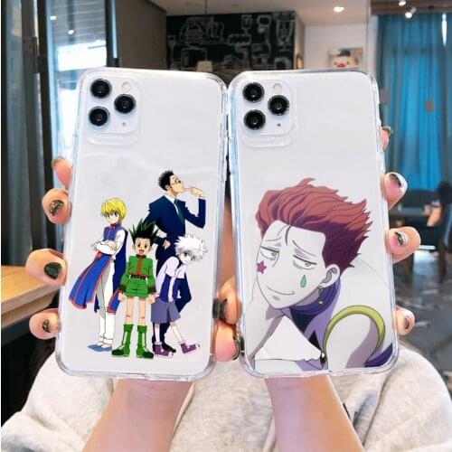 New Anime Hunter X Hunter Phone Case for IPhone 8 7 6 Plus X Xr Xs 12 Mini 11 Pro Max SE2 Silicone Fundas Clear Cover Boy Cases
