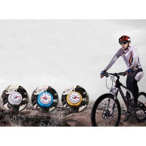 Outdoor Multi-color Bicycle Bel Bike Cycling Ring Alarm For Handlebars Aluminum Bicycle Bell Compass Precise