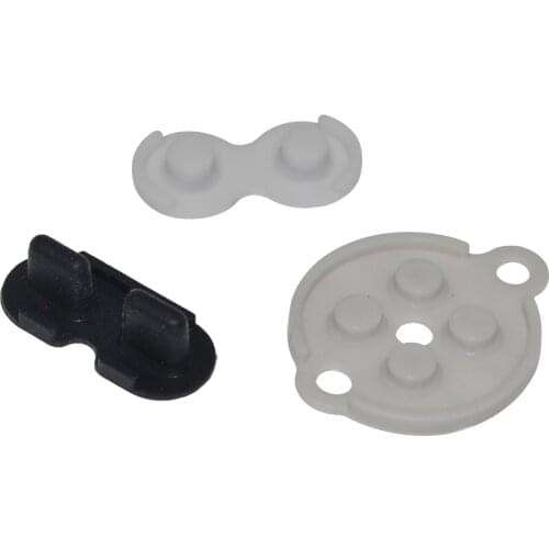 10Sets High Quality Conductive adhesive Rubber Silicone Buttons Pads Replacement for Nintend NES Controller gamepad