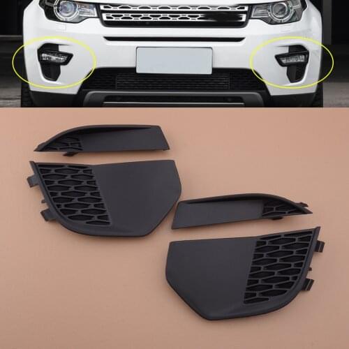 1Pair Front Fog Lamp Light Cover Trim Bezel LR061231 Fit for Land Rover Discovery Sport 2015-2019 LR061230 LR061235 LR061236