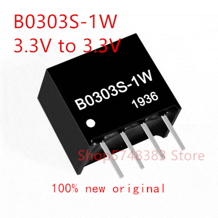 1PCS/LOT 100% new original B0303S-1W B0303S 1W B0303 3.3V to 3.3V isolation power supply