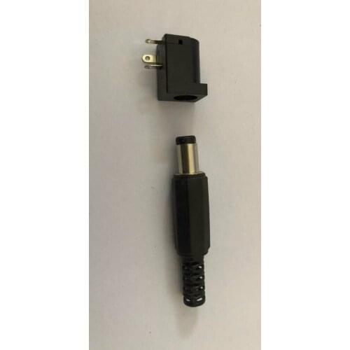 10Pcs DC Plug Male Electrical Socket Outlet DC-022 DC-005 DC-022B DC Outlet 5.5X2.1MM 5.5*2.1 5.5x2.5mm 5.5x2.5 5.5*2.1mm