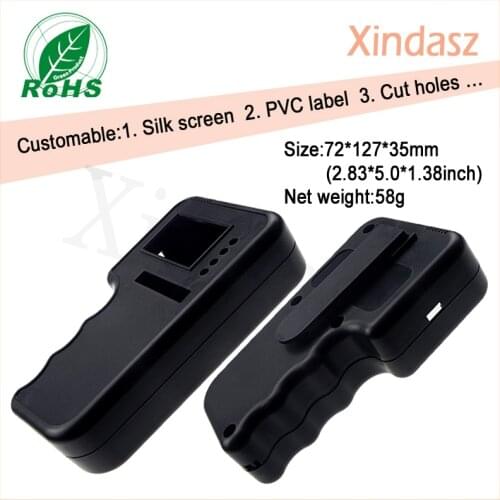 127*72*35mm plastic enclosures screen project enclosure box handheld plastic enclosure