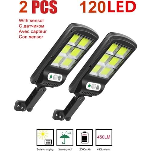 2pcs tabular oblong Solar Lights Adjustable solar Lamp IP65 Waterproof Motion Sensor Light Wide Angle Illumination for Garage Ga