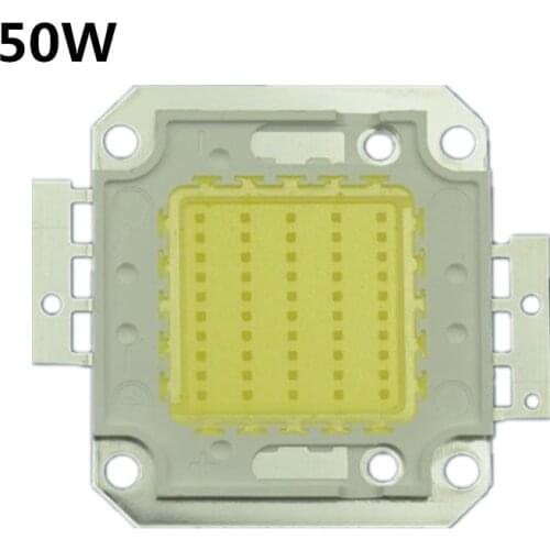 20PCS/ LED 50W cob Integrated High Power Lamp Beads tetragonum White/Warm White 5000LM 24*48mil Epistar chip good for floodlighs