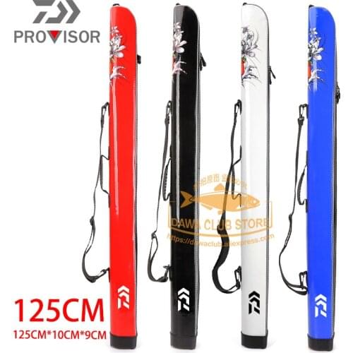 2021 DAIWA Fishing Rod Bag 125cm WaterProof Fishing Case DAWA Fishing Rod Case Fishing Tackle Bag Fishing Tackle Storage Bags