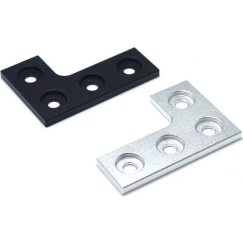4 Hole L shape joining plate for 3D printer 2020 joining strip plate for aluminum accessories