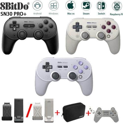 8BitDo SN30 PRO+ SN30 Pro Plus Bluetooth Gamepad Controller with Joystick for Windows Android macOS Nintend Switch