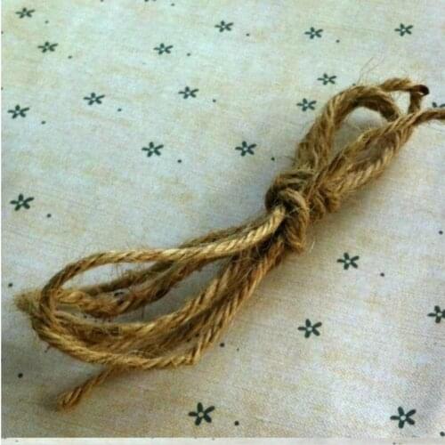 4 Mm Diy Accessories Packaging Natural Hemp Rope Cords 80m /lot
