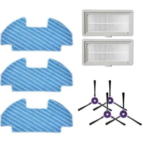 Robotic Vacuum Cleaner HEPA Filter for Midea i5 i5young i9 I5 Extra Vacuum Cleaner Side Brushes Cleaning Cloth Rag Parts