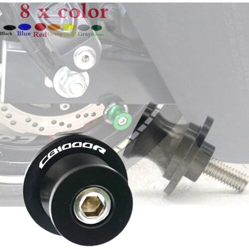 For Honda CB1000R CB 1000R 2008 2016 8mm Motorcycle Swingarm Spools Slider Swingarm Stand Screws Slider Protector