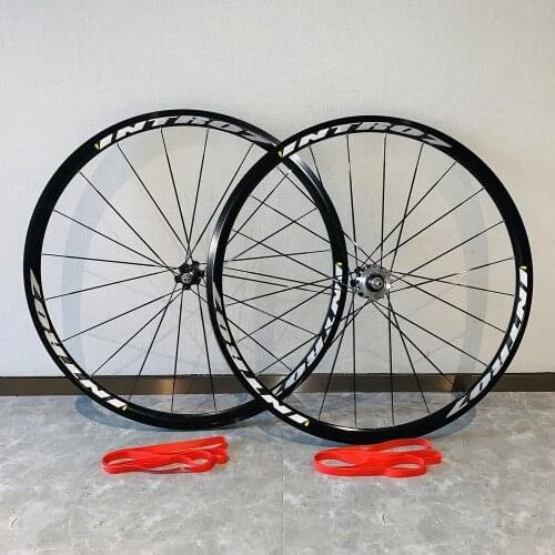 Track Bicycle Wheels High Strength Racing Flat Spokes Wheelset Front 20H Rear 24H Bearing Hub 700C Fixed Gear Bike Parts