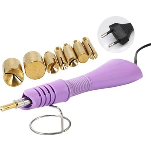Hot Fix Applicator DIY Hot Rhinestone Crystal Machine Crafts on Clothes Shoes and Jeans With 7 different Applicator tips