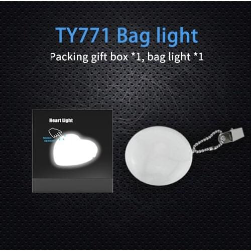 LED Lady Bag Night Light Atmosphere Light Decoration Light Intelligently Smart Touch Turn ON with Keychain