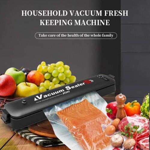 Best 220V / 110V Vacuum Food Sealer Automatic Commercial Household Food Vacuum Sealer Packing Machine Include 10pcs Bags # 42