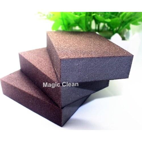 Set of 3 pcs Magic Derusting Sponge rust remover rubber cleaning songe for pots pans knives and steel parts