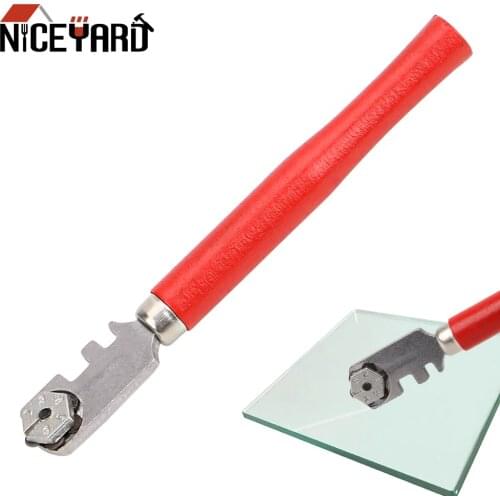 NICEYARD Portable Glass Cutter Diamond Tipped 130mm Professional Window Craft Glass Knife Tools Glass Tile Cutter For Hand Tool