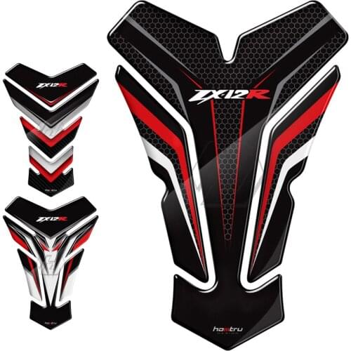NEW 3D Motorcycle Tank Pad Protector Sticker Case for Kawasaki Ninja ZX12R ZX-12R Decals