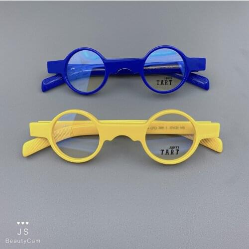 Belight Optical JAMES TART Italy Acetate Round Handmade Craft Women Men Prescription Vintage Eyeglasses Spectacle Frame 369