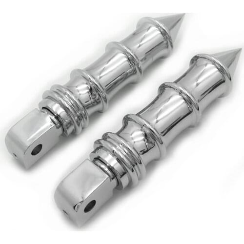 Aftermarket free shipping motorcycle partsSpike Passenger Foot Pegs for Honda Shadow VTX Valkyrie Aero Spirit Magna VLX Chrome