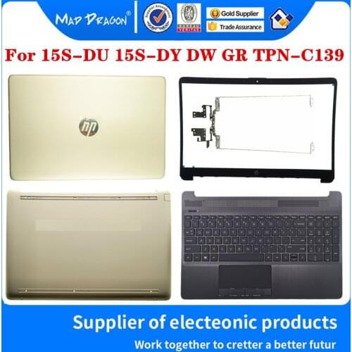 L52013-001 L52014-001 L52021-001 L52008-001 For HP 15s-dy 15s-du CS 15-DW TPN-C139 LCD Bezel Palmrest Upper Bottom Cover Golden
