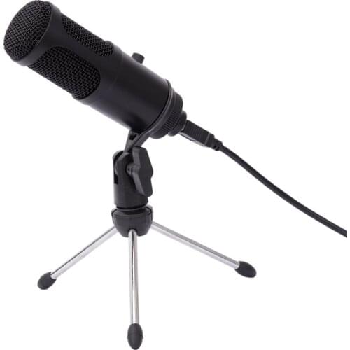 Professional USB Capacitor Microphone Computer Recording Microphone with Volume Adjusting Microphone for PC Notebook Computer