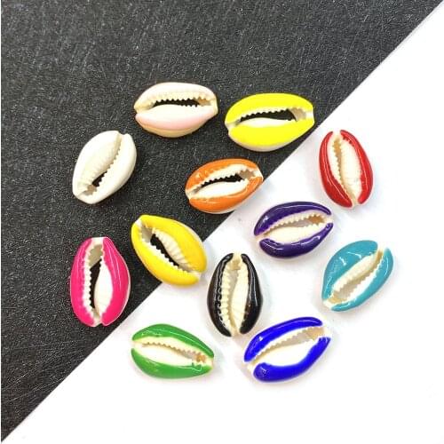 Natural Conch Oil Drop Oil Shell for DIY Handmade Home Decoration Wind Chime Pendant Jewelry Accessories 10pcs Size 15-20mm