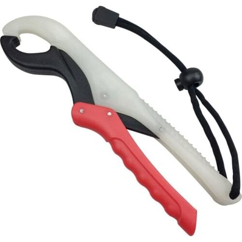 Fishing Gripper Portable Practical Durable Lightweight Luminous Multifunctional Grip Fish Clamp Holder With Lanyard
