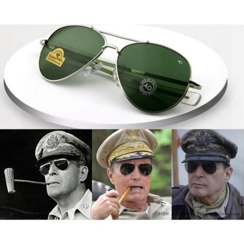 Aviation sunglasses women men 2021 oval American Army Military Optical AO sun glasses pilot driving glasses oculos masculino