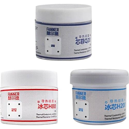 20/80/200g Desktop Notebook Koeler Koelpasta Grease Radiator Voor Videokaart Cpu Chipset Siliconen Thermistor