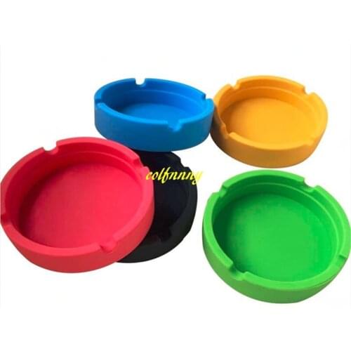 100pcs/lot Fast shipping Fashion Silicone Ashtrays can be custom-made ashtray advertising gifts business publicity