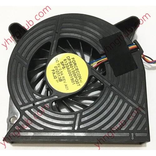 Forcecon DFS601305PQ0T FAJ0 6133A0001501 DC 5V 0.5A 4-Wire Server Cooling Fan