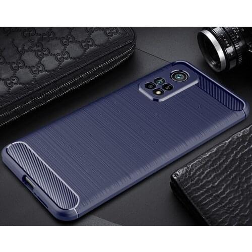 Luxury case For Xiaomi mi 10T Pro case Redmi K30S Silicone Carbon Fiber cover for Xiaomi mi 10T Lite Fundas Mi 10T