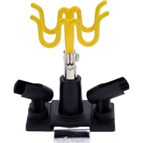 KKMOON Airbrush Holder Gravity Stand Kit for Air Brush paint spray gun aerografo Holding 4 Clamp-On Mount Table Bench Station