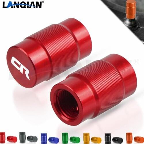 Motorcycle Aluminum Wheel Tire Valve Stem Caps Airtight Covers For Honda CR 80 85 125 250 R 1992-2018 2014 2015 2016 2017 Parts