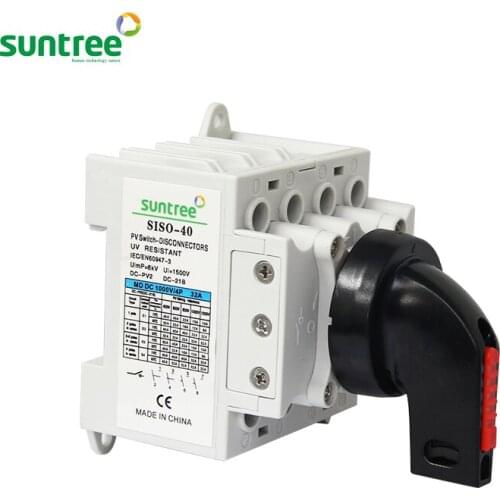 Electrical main switches dc switch 32 amp for combiner box use