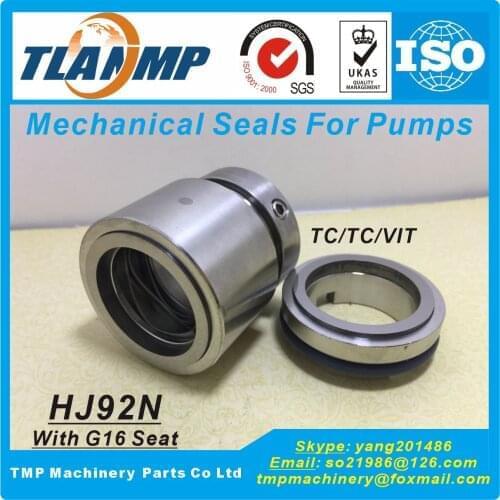 HJ92N-24 Burgmann TLANMP Mechanical Seals |HJ92N Series Wave Spring Pusher Seals for Pumps (Shaft Size:24mm) HJ92N/24-G16