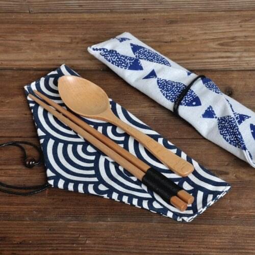 And Wind Cutlery Storage Bag Portable Tableware Bag Chopsticks Spoon Storage Bag Multipurpose Outdoor Travel Picnic For Home