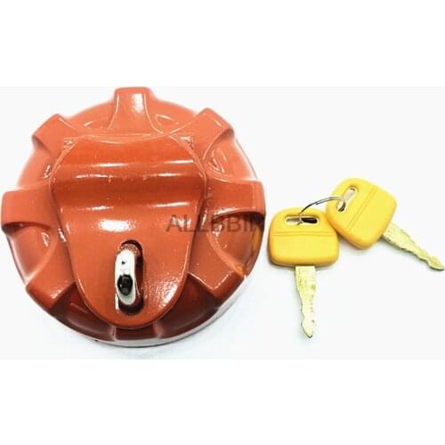 For DAEWOO 220-5 Diesel tank cover Anti-theft fuel tank cap Double anti-theft lock excavator accessories
