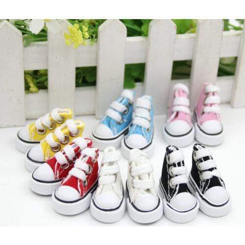 3.5cm Doll Shoes for barbie doll Blythe Licca Jb Doll Mini Shoes for Russian Doll 1/6 BJD Sneakers Shoes Boots