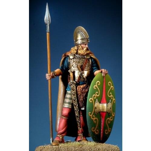 Resin Kits 1/32 54mm ancient Warrior, III-II century B.C. 54mm Unpainted Kit Resin Model Free Shipping