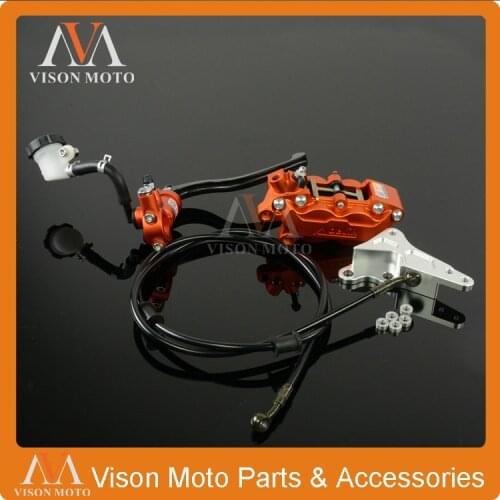 Front Brake System Brake Lever Master Cylinder Hose Big Caliper Adaptor For KTM EXC SX SXF XCF XCW XCWF XC 125-530 10-15 Enduro