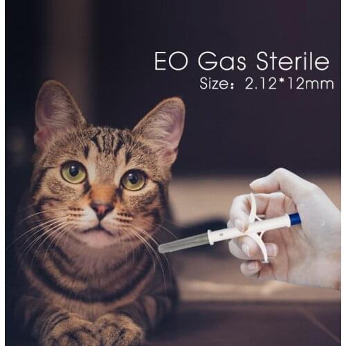 10pcs ISO FDX-B Cat Dog Microchip Animal Syringe 134.2KHz ID Implant Pet Chip Needle RFID Injector PIT Tag For Aquaculture Fish