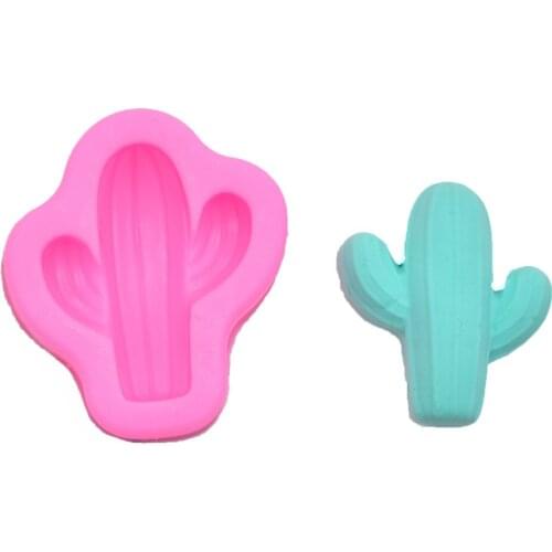 Plants Cactus Shape Silicone Mold Cake Decorating Tools Confectionery Mould Sugarcrat Fondant Gumpaste Tools Decoration