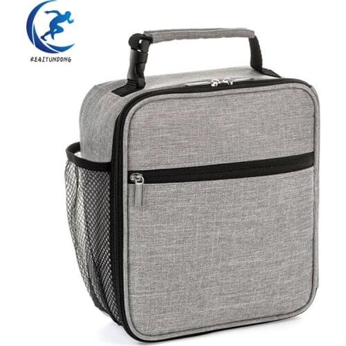 Picnic Bag For Business Thick Aluminum Foil Lunch Bag Insulated Box Oxford Cloth Ice Pack Waterproof Thermal Food Cooler Bag