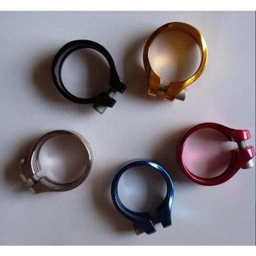 Ultralight aluminum alloy Road Bicycles Seatpost Clamp Mountain Bike Seat Post Clamp MTB Seat Tube Parts 31.8mm