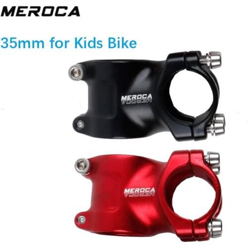 Meroca Kids Bike Stem Balance Bike Stem Race Aluminum 35mm K P S Toddler Bike 28.6mm 25.4mm