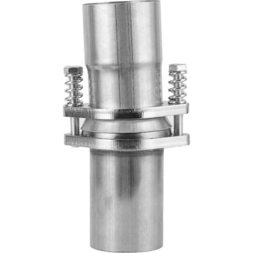 Exhaust exhaust manifold Exhaust Flange Repair Pipe Kit W/ Spring Quick Fix Universal 2.75in ID To 2.75in OD exhaust pipe